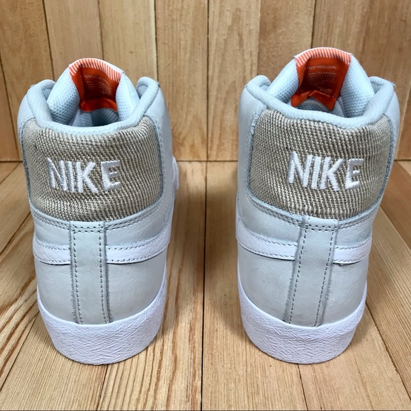 Nike SB Zoom Blazer Mid ISO Unbleached Skate Shoes - Picture 3 of 6